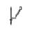 Chief Manufacturing KPG110 - Mounting kit ( dual swing arm ) for flat panel - black - screen size: up to 30" - mounting interface: 100 x 100 mm, 75 x 75 mm - pole mount